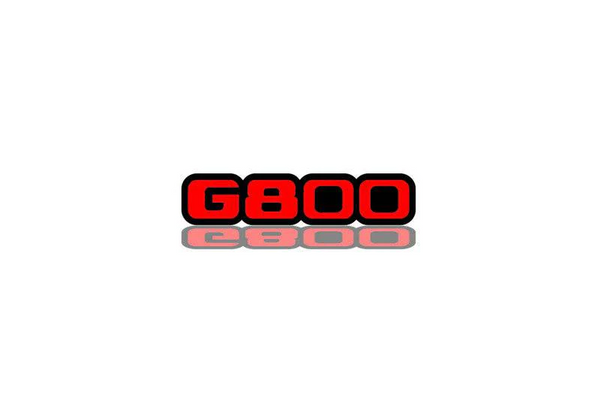 Mercedes tailgate trunk rear emblem with G800 logo