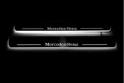 Mercedes ML W164 2005-2011 Car Sill With Logo Mercedes-Benz Mercedes Led Door Sills opdesign