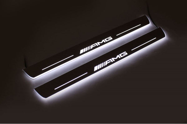 Mercedes GL X166 Led Door Sills With Logo AMG - decoinfabric