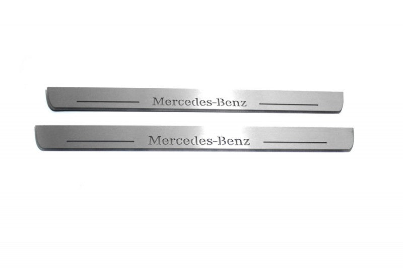 Mercedes GLS X218 LED Door Sills PRO With Logo Mercedes-Benz - decoinfabric