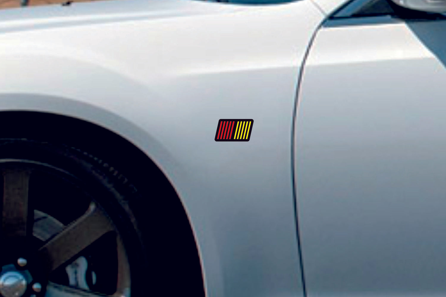 Mitsubishi emblem for fenders with Ralliart logo Mitsubishi emblems decoinfabric
