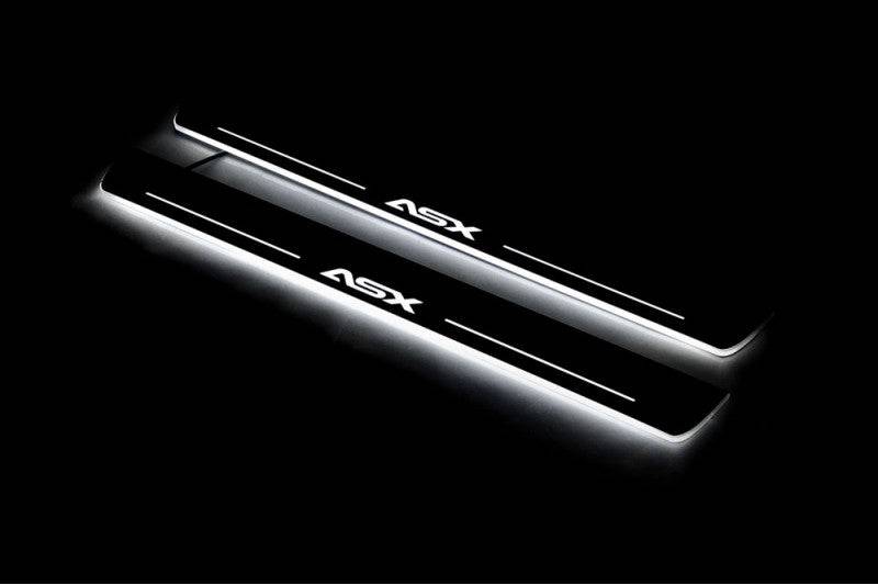 Mitsubishi ASX I LED Door Sills PRO With Logo ASX - decoinfabric