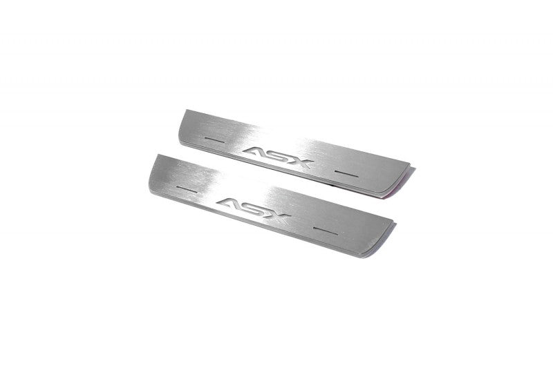 Mitsubishi ASX I 2010-2023 LED Door Sills PRO With Logo ASX Mitsubishi Led Door Sills opdesign