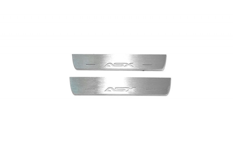 Mitsubishi ASX I 2010-2023 LED Door Sills PRO With Logo ASX Mitsubishi Led Door Sills opdesign