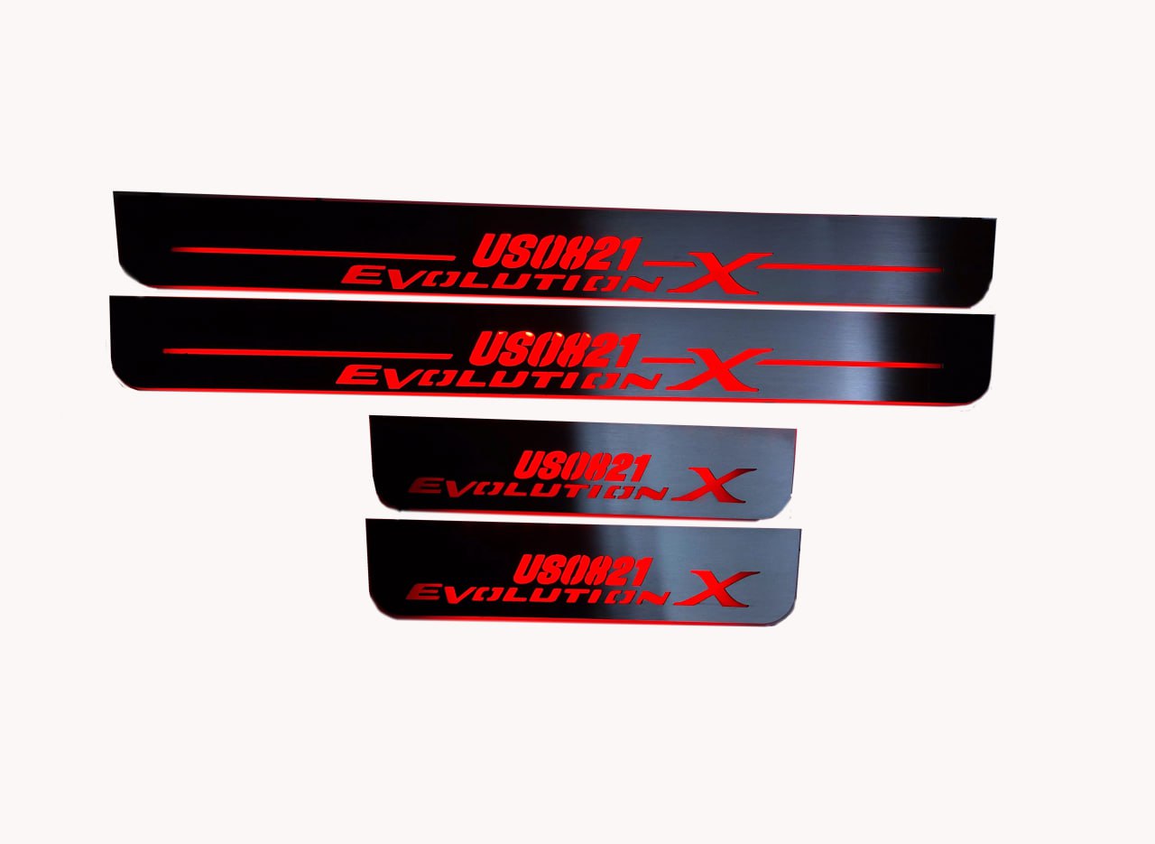 Mitsubishi Lancer Evolution X Car Door Sill With Evolution X Logo