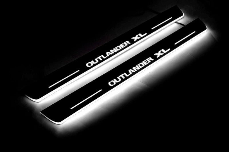Mitsubishi Outlander II 2007-2012 Car Light Sill With Logo Outlander XL Mitsubishi Led Door Sills opdesign
