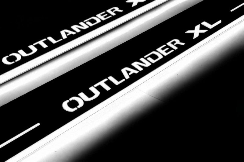 Mitsubishi Outlander II Car Light Sill With Logo Outlander XL - decoinfabric