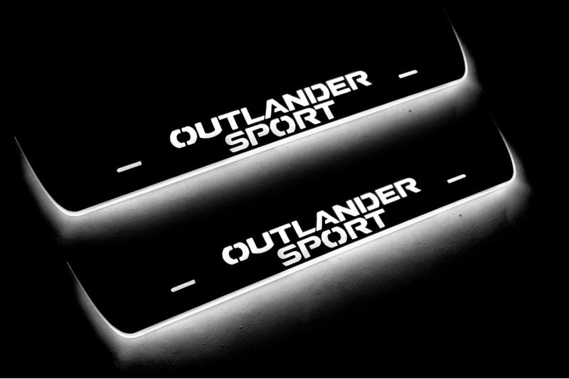 Mitsubishi Outlander Sport Led Door Sills With Logo Outlander Sport - decoinfabric
