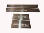 Mitsubishi Pajero Wagon IV 2006-2021 Car Door Sill With Pajero Logo Mitsubishi Led Door Sills opdesign