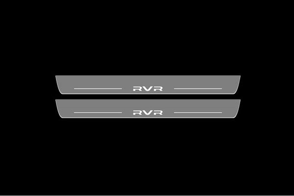 Mitsubishi RVR III Door Sill Led Plate With Logo RVR - decoinfabric