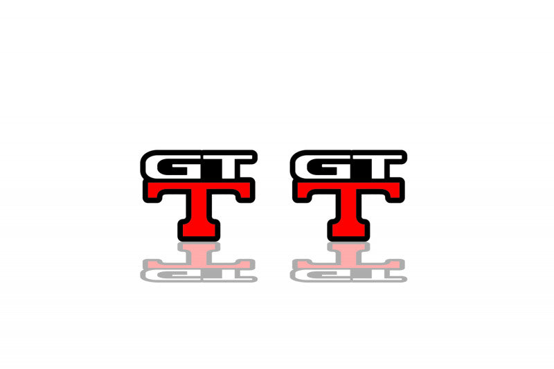 Nissan Emblem & Badges set with GT-T logo Nissan emblems decoinfabric