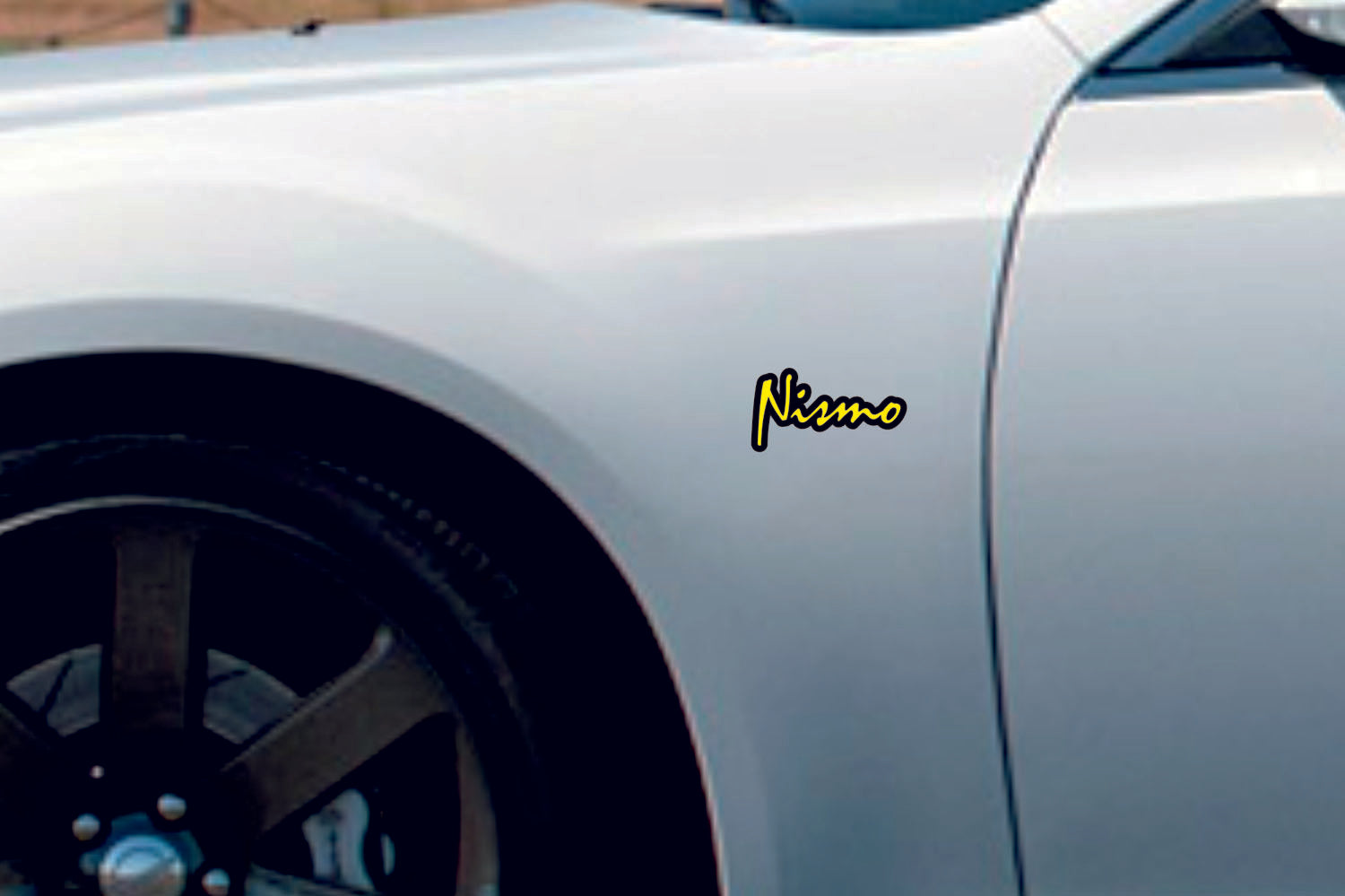 Nissan emblem for fenders with Nismo logo (Type 2) Nissan emblems decoinfabric
