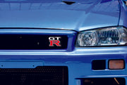 Nissan Emblem & Badge Set - Grille and Tailgate GT-R logo Nissan emblems decoinfabric