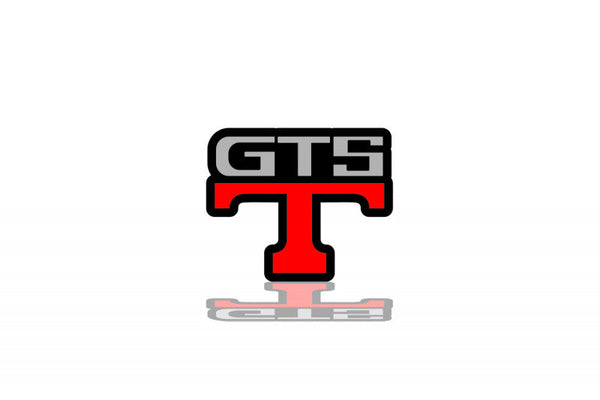 Nissan tailgate trunk rear emblem with GTS-T logo