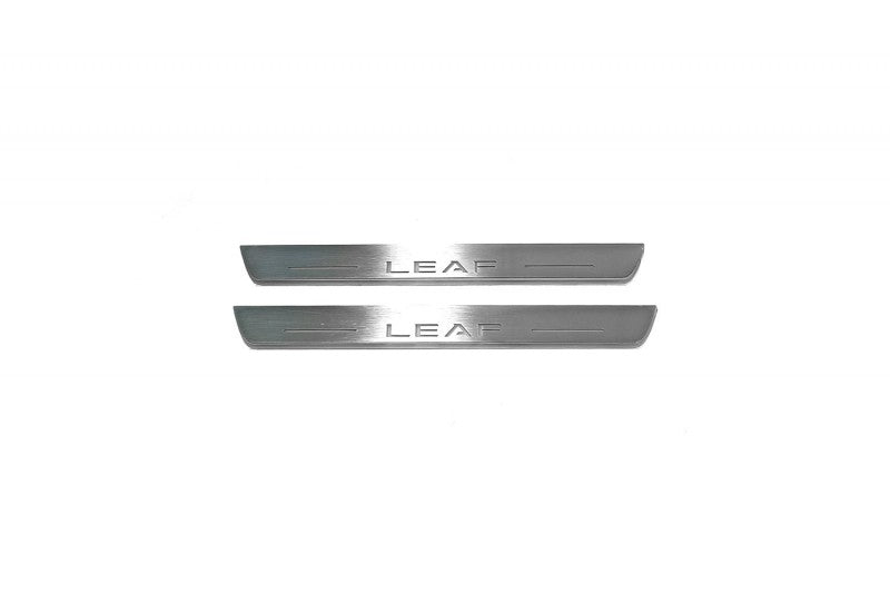 Nissan Leaf I Car Sill With Logo Leaf - decoinfabric