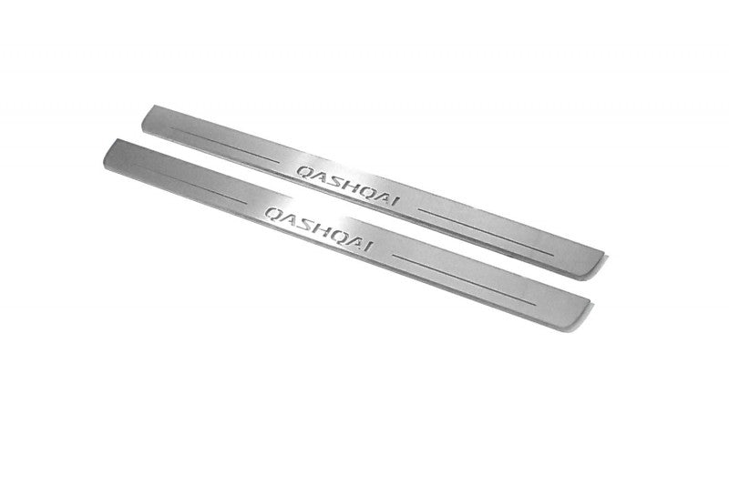 Nissan Qashqai II 2014+ LED Door Sills With Logo Qashqai Nissan Led Door Sills opdesign