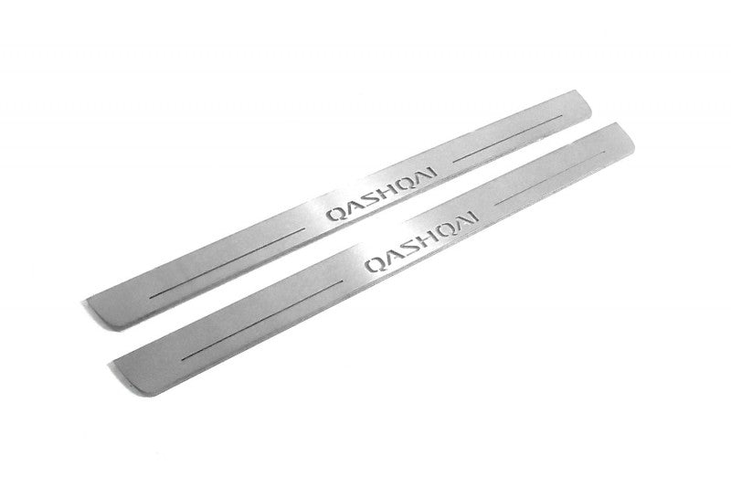 Nissan Qashqai III 2021+ LED Door Sills With Logo Qashqai Nissan Led Door Sills opdesign