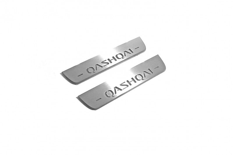 Nissan Qashqai III 2021+ LED Door Sills With Logo Qashqai Nissan Led Door Sills opdesign