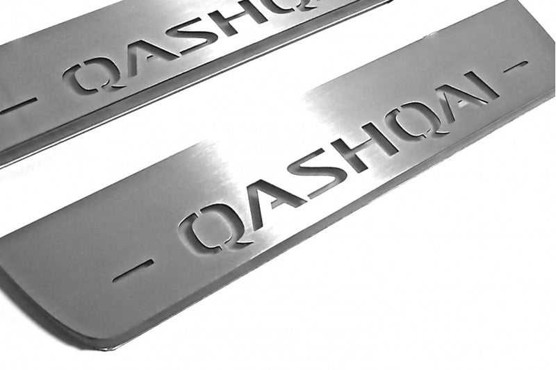 Nissan Qashqai III 2021+ LED Door Sills With Logo Qashqai Nissan Led Door Sills opdesign