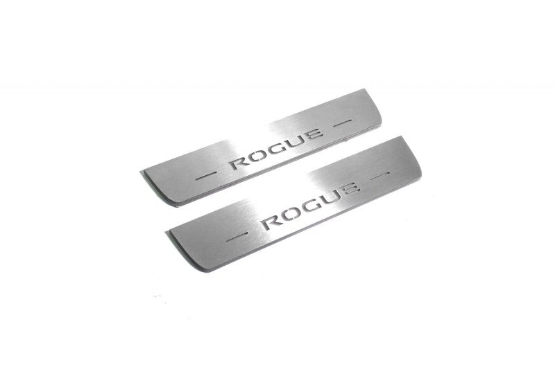 Nissan Rogue II 2014+ LED Door Sills With Logo Rogue Nissan Led Door Sills opdesign