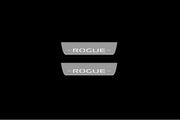 Nissan Rogue Sport 2016+ LED Door Sills With Logo Rogue Sport Nissan Led Door Sills opdesign