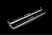 Nissan X-Trail T32 2014+ LED Door Sills With Logo X-Trail Nissan Led Door Sills opdesign