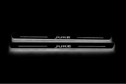 Nissan Juke I 2010-2020 LED Door Sills With Logo Juke Nissan Led Door Sills opdesign