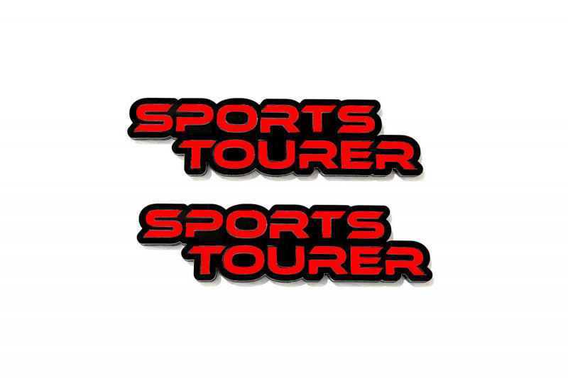 Opel Emblem & Badge Set - Grille and Tailgate Sports Tourer logo Opel emblems decoinfabric RED