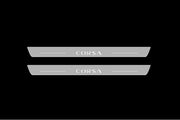 Opel Corsa F 2019+ Door Sill Protectors With Logo Corsa Opel Led Door Sills opdesign