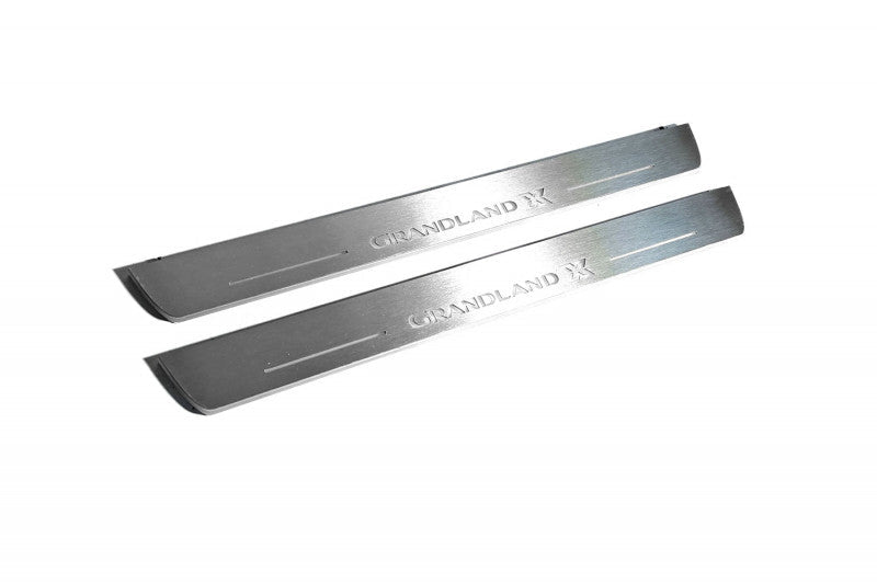 Opel Grandland X 2017+ Door Still Light With Logo Grandland X Opel Led Door Sills opdesign