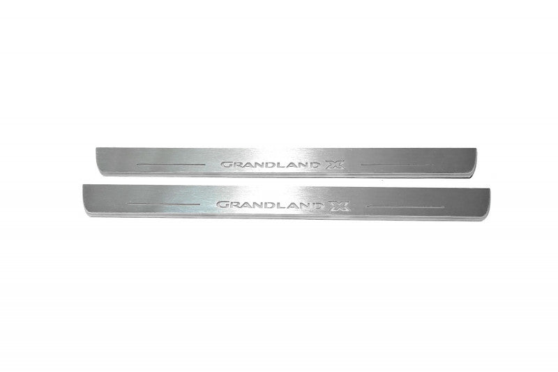 Opel Grandland X 2017+ Door Still Light With Logo Grandland X Opel Led Door Sills opdesign