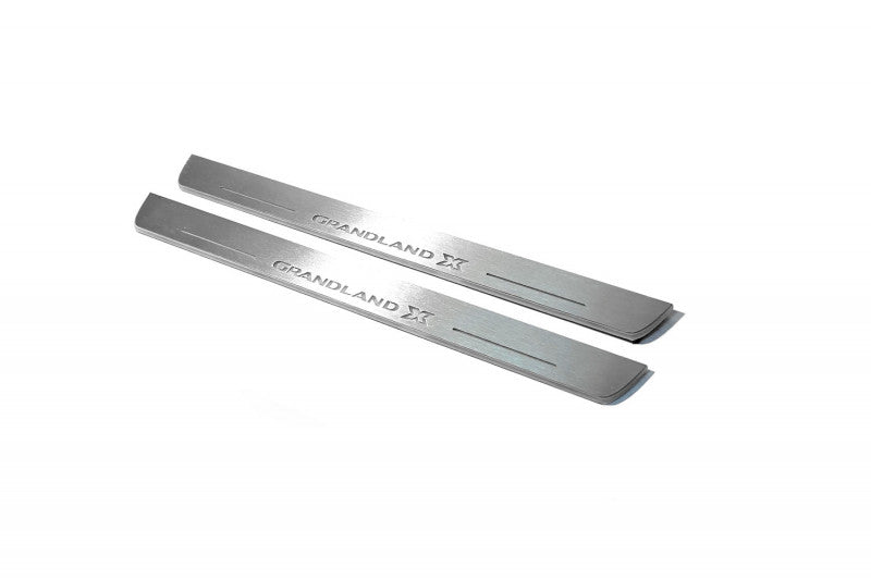 Opel Grandland X 2017+ Door Still Light With Logo Grandland X Opel Led Door Sills opdesign