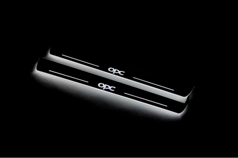 Opel Insignia I Door Sill Led Plate With Logo OPC - decoinfabric