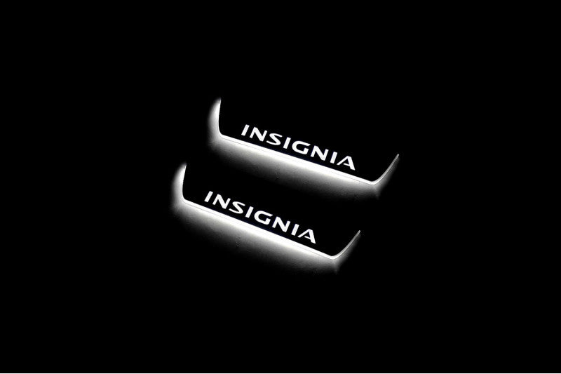 Opel Insignia I Led Door Sills With Logo Insignia - decoinfabric