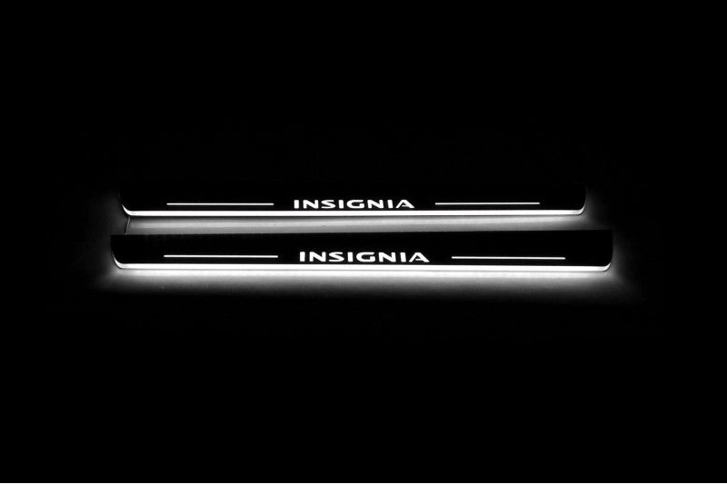 Opel Insignia I 2008-2017 Led Door Sills With Logo Insignia Opel Led Door Sills opdesign