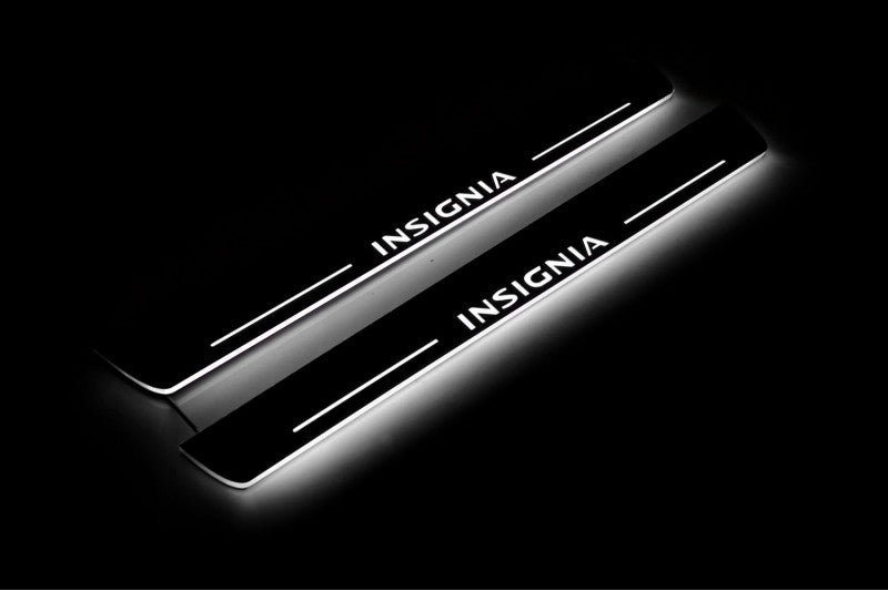 Opel Insignia I 2008-2017 Led Door Sills With Logo Insignia Opel Led Door Sills opdesign