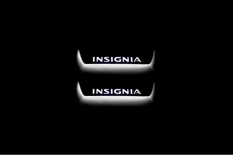 Opel Insignia I Led Door Sills With Logo Insignia - decoinfabric