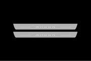 Opel Mokka II 2020+ Led Door Sills With Logo Mokka Opel Led Door Sills opdesign