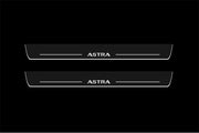 Opel Astra H 2004-2009 LED Door Sills PRO With Logo Astra Opel Led Door Sills opdesign