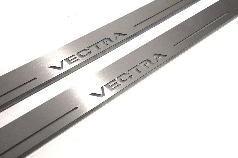 Opel Vectra C 2002-2008 Led Sill Plates With Logo Vectra Opel Led Door Sills opdesign