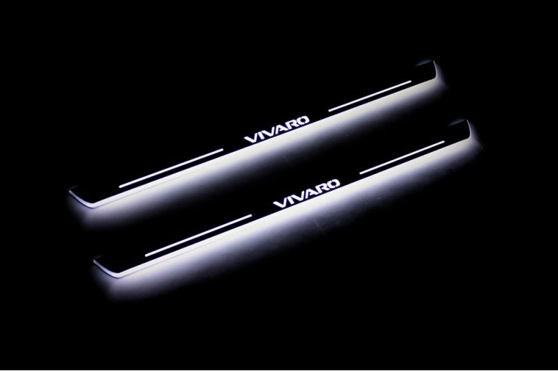 Opel Vivaro I 2001-2014 Door Sill Threshold With Logo Vivaro Opel Led Door Sills opdesign