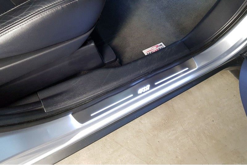 Peugeot 4007 2007-2012 Car Sill With Logo 4007 Peugeot Led Door Sills opdesign