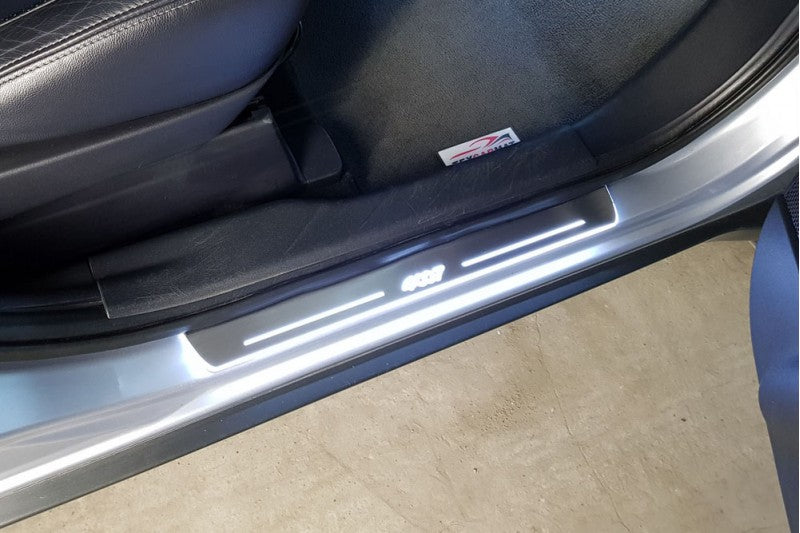 Peugeot 4007 2007-2012 Car Sill With Logo 4007 Peugeot Led Door Sills opdesign