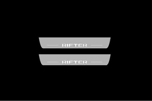 Peugeot Rifter Car Door Sill With Logo Rifter - decoinfabric