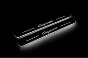 Porsche Cayenne II 2010-2017 Car Sill With Logo Cayenne Porsche Led Door Sills opdesign