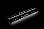 Porsche Cayenne Coupe 2019+ LED Sill With Logo Cayenne Porsche Led Door Sills opdesign
