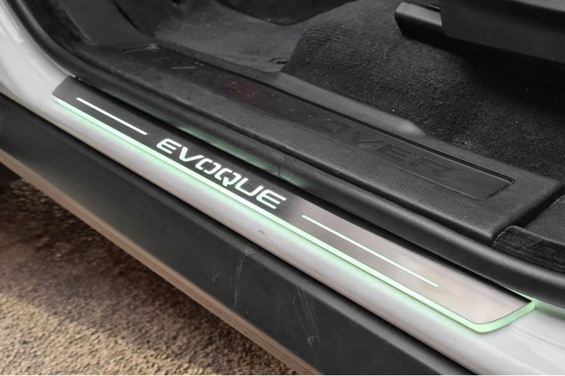 Range Rover Evoque I LED Door Sills PRO With Logo Evoque - decoinfabric