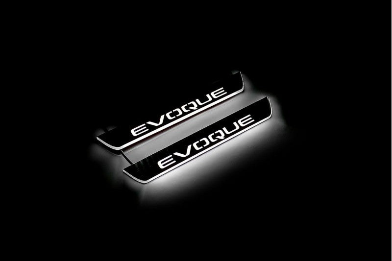 Range Rover Evoque I LED Door Sills PRO With Logo Evoque - decoinfabric