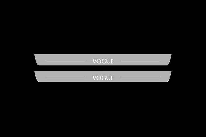 Range Rover III 2002-2012 VOGUE LED Door Sills With VOGUE Logo Range Rover Led Door Sills opdesign