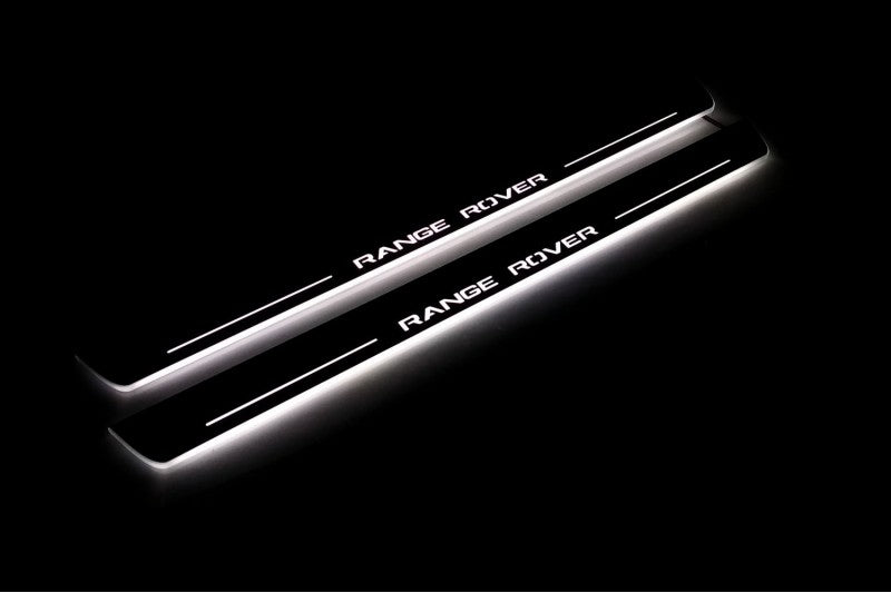 Range Rover Sport I 2005-2013 LED Door Sills With Logo Range Rover Range Rover Led Door Sills opdesign